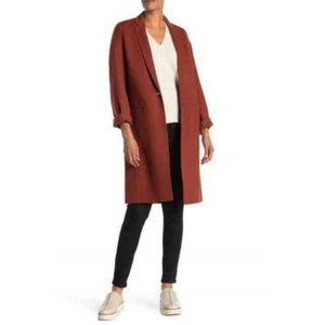 Vince Modern Wool Blend Coat Spice 